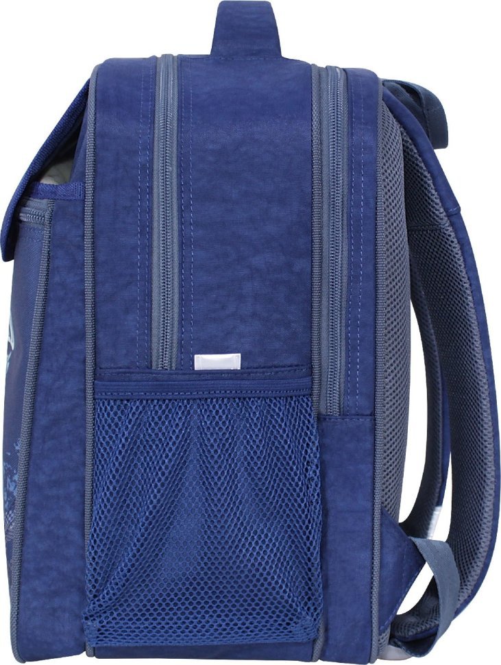 Синій шкільний рюкзак для хлопчиків з принтом Bagland (55507)