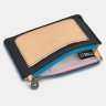 Компактный женский кожаный кошелек на молнии с RFID-защитой Yoshi Y1321 бежево-черного цвета 95507 фото №3 Компактный женский кожаный кошелек на молнии с RFID-защитой Yoshi Y1321 бежево-черного цвета 95507 modnotak фото - 3