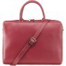 Червона сумка жіноча під ноутбук до 13 дюймів з високоякісної шкіри Visconti 66507 - 1
