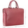 Червона сумка жіноча під ноутбук до 13 дюймів з високоякісної шкіри Visconti 66507 - 6