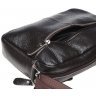 Чоловіча шкіряна коричнева сумка через плече горизонтального типу Keizer (19371) - 4