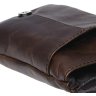 Мужская кожаная сумка маленького размера через плечо в коричневом цвете Keizer (21399) - 6
