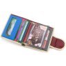 Жіночий гаманець із натуральної шкіри молочного кольору з хлястиком на магніті ST Leather 1767307 - 6