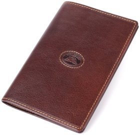 Кожаная обложка для паспорта старого образца с отделением для карточек Tony Perotti коричневая 108107