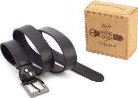 Классический мужской ремень из итальянской кожи RMR 35157-GH
