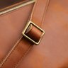 Светло-коричневая винтажная мужская сумка на пояс из натуральной кожи Vintage (20371) - 7