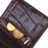 Коричневое мужское портмоне из натуральной кожи с тиснением CANPELLINI (2421497) - 5