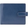 Мужское портмоне из натуральной синей кожи под карты, документы и монеты Visconti Leonardo 68907 - 1