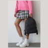 Кожаный женский рюкзак для города в графитовом цвете BlankNote Groove M 79007 - 2