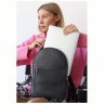 Кожаный женский рюкзак для города в графитовом цвете BlankNote Groove M 79007 - 4