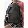Кожаный женский рюкзак для города в графитовом цвете BlankNote Groove M 79007 - 5