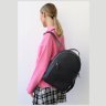 Кожаный женский рюкзак для города в графитовом цвете BlankNote Groove M 79007 - 8