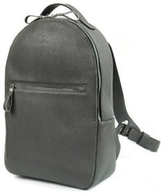 Шкіряний жіночий рюкзак для міста у графітовому кольорі BlankNote Groove M 79007