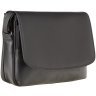 Черная женская сумка-кроссбоди из натуральной гладкой кожи Visconti 69107 - 4