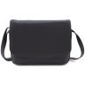 Чорна жіноча сумка-кроссбоді з натуральної гладкої шкіри Visconti 69107 - 4