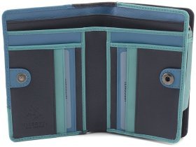 Кольоровий жіночий гаманець середнього розміру з високоякісної натуральної шкіри Visconti 69207