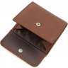 Невеликий жіночий гаманець коричневого кольору з натуральної шкіри ST Leather (14017) - 4