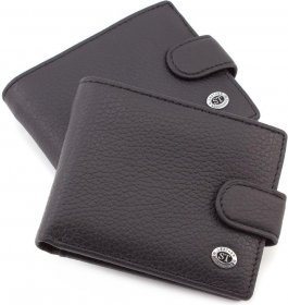 Маленький шкіряний гаманець на кнопці ST Leather (16771)