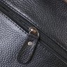 Функциональная мужская сумка-планшет из черной кожи флотар Vintage (20677) - 9