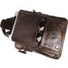 Кожаная сумка планшет с ручками и съемным ремнем на плечо VINTAGE STYLE (14233) - 5