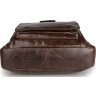 Кожаная сумка планшет с ручками и съемным ремнем на плечо VINTAGE STYLE (14233) - 9