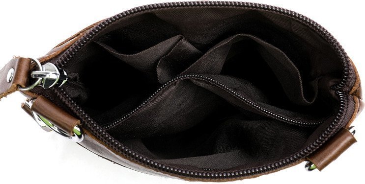 Мужская маленькая сумка из натуральной мягкой кожи VINTAGE STYLE (14716)