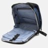 Чоловічий текстильний рюкзак синьо-чорного кольору із відсіком під ноутбук Monsen 72908 - 8