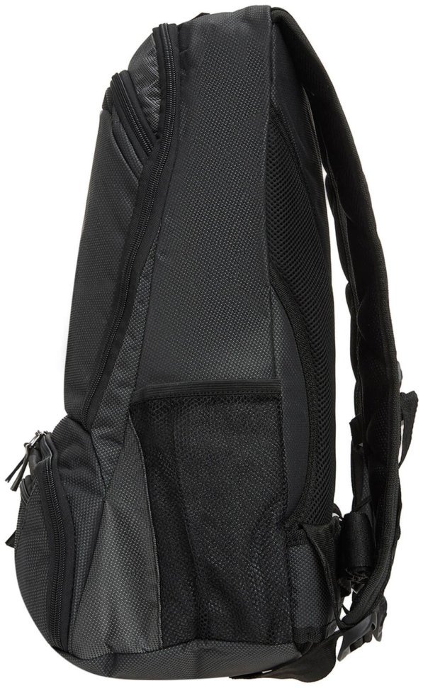 Черный мужской рюкзак для ноутбука из износостойкого текстиля Bagland (53008)
