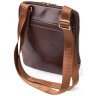 Сумка планшет мужская из гладкой итальянской кожи коричневого цвета Tony Perotti 103308 modnotak фото - 2
