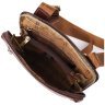 Сумка планшет мужская из гладкой итальянской кожи коричневого цвета Tony Perotti 103308 modnotak фото - 7