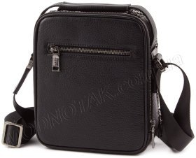 Шкіряна чоловіча сумка - барсетка з ручкою H.T Leather Collection (10375)