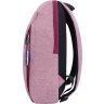 Жіночий текстильний рюкзак бордового кольору з відсіком під ноутбук Bagland 53908 - 3