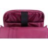 Жіночий текстильний рюкзак бордового кольору з відсіком під ноутбук Bagland 53908 - 5