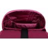 Жіночий текстильний рюкзак бордового кольору з відсіком під ноутбук Bagland 53908 - 6
