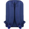 Синий рюкзак для подростков из текстиля с принтом Bagland (54008) - 3