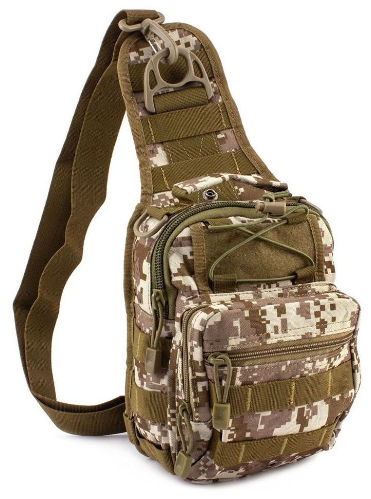 Практична текстильна армійська сумка - MILITARY STYLE (Army-3 Green)