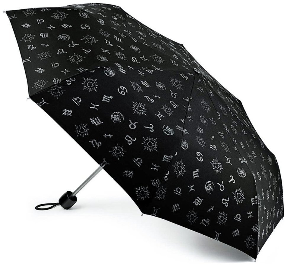 Жіноча складана парасолька Fulton L354-040935 Minilite-2 Zodiac (Компактна, чорна з принтом знаків зодіаку, механіка) 94208 фото №1 Жіноча складана парасолька Fulton L354-040935 Minilite-2 Zodiac (Компактна, чорна з принтом знаків зодіаку, механіка) 94208 modnotak фото №1