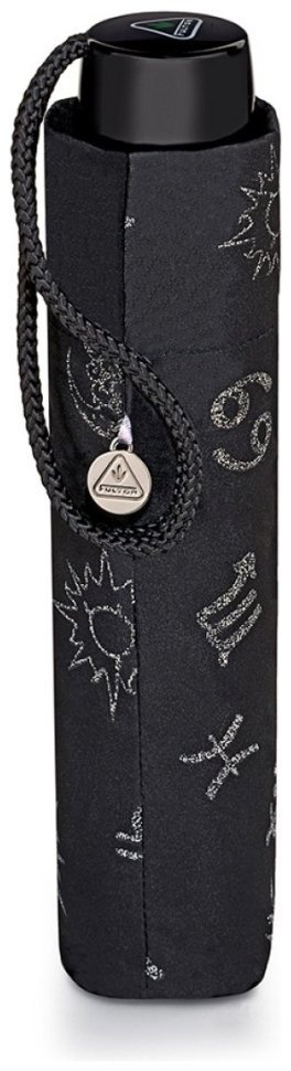 Жіноча складана парасолька Fulton L354-040935 Minilite-2 Zodiac (Компактна, чорна з принтом знаків зодіаку, механіка) 94208 фото №6 Жіноча складана парасолька Fulton L354-040935 Minilite-2 Zodiac (Компактна, чорна з принтом знаків зодіаку, механіка) 94208 modnotak фото №6