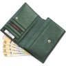Темно-зелений жіночий гаманець з натуральної шкіри італійського виробництва Tony Bellucci (10749) - 7