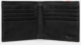 Чоловічий шкіряний гаманець без монетниці із застібкою гумка Yoshi Elastic (Великобританія) 94408