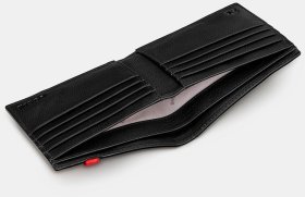 Мужской кожаный кошелек без монетницы с застежкой резинка Yoshi Elastic (Великобритания) 94408