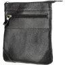 Черная мужская сумка-планшет из натуральной кожи с зернистой фактурой SHVIGEL (11025) - 2
