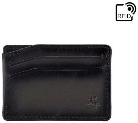 Деловой мужской картхолдер их натуральной кожи серого цвета Visconti MT86 Luc 94908 (4 отделения для карт)