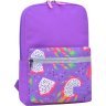 Підлітковий рюкзак фіолетового кольору з принтом Bagland (55408) - 1