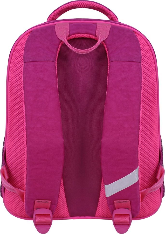 Малиновый школьный рюкзак для девочек с кошечкой Bagland (55608)