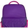 Фиолетовый текстильный школьный рюкзак для девочек с котиками Bagland 55708 - 4