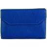Синий женский кошелек из зернистой кожи с монетницей на кнопке Desisan 106908 фото №2 Синий женский кошелек из зернистой кожи с монетницей на кнопке Desisan 106908 modnotak фото - 2