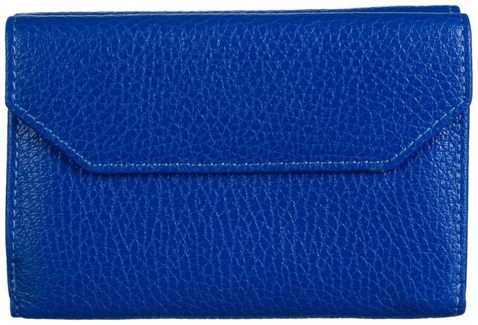 Синий женский кошелек из зернистой кожи с монетницей на кнопке Desisan 106908 фото №2 Синий женский кошелек из зернистой кожи с монетницей на кнопке Desisan 106908 modnotak фото №2
