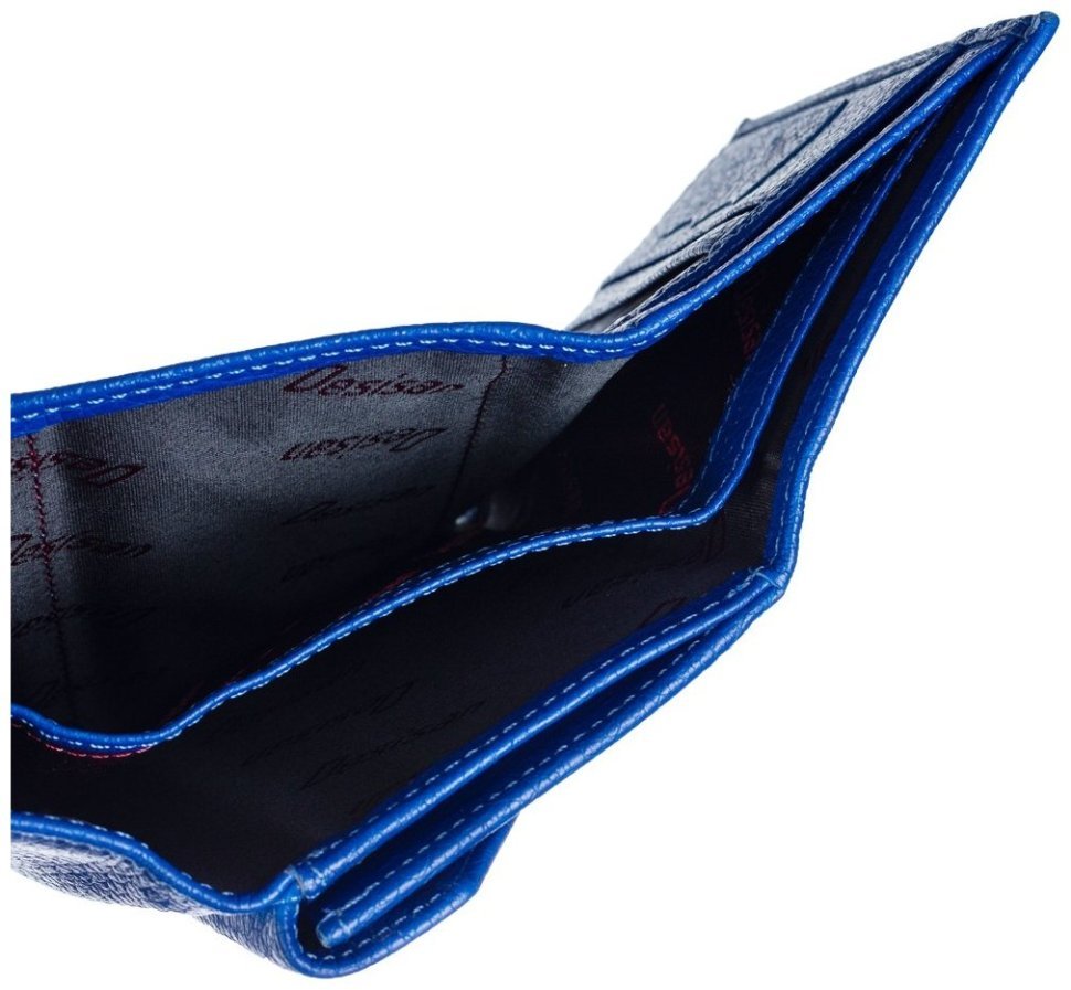 Синий женский кошелек из зернистой кожи с монетницей на кнопке Desisan 106908 фото №5 Синий женский кошелек из зернистой кожи с монетницей на кнопке Desisan 106908 modnotak фото №5