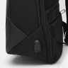 Мужской черный рюкзак из полиэстера с отсеком под ноутбук Monsen (56908) - 5